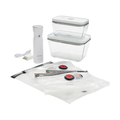 ENS. 7 PIÈCES D'EMBALLAGE SOUS VIDE EN VERRE ENS. 7 PIÈCES D'EMBALLAGE SOUS VIDE EN VERRE