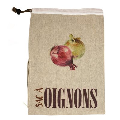 SAC EN LIN POUR OIGNONS SAC EN LIN POUR OIGNONS