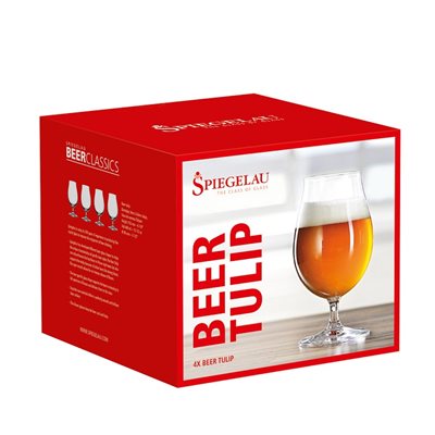 ENS. 4 VERRES À BIÈRE TULIPE ENS. 4 VERRES À BIÈRE TULIPE