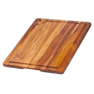 PLANCHE RAINURÉE EN TECK 18" X 14" PLANCHE RAINURÉE EN TECK 18" X 14"